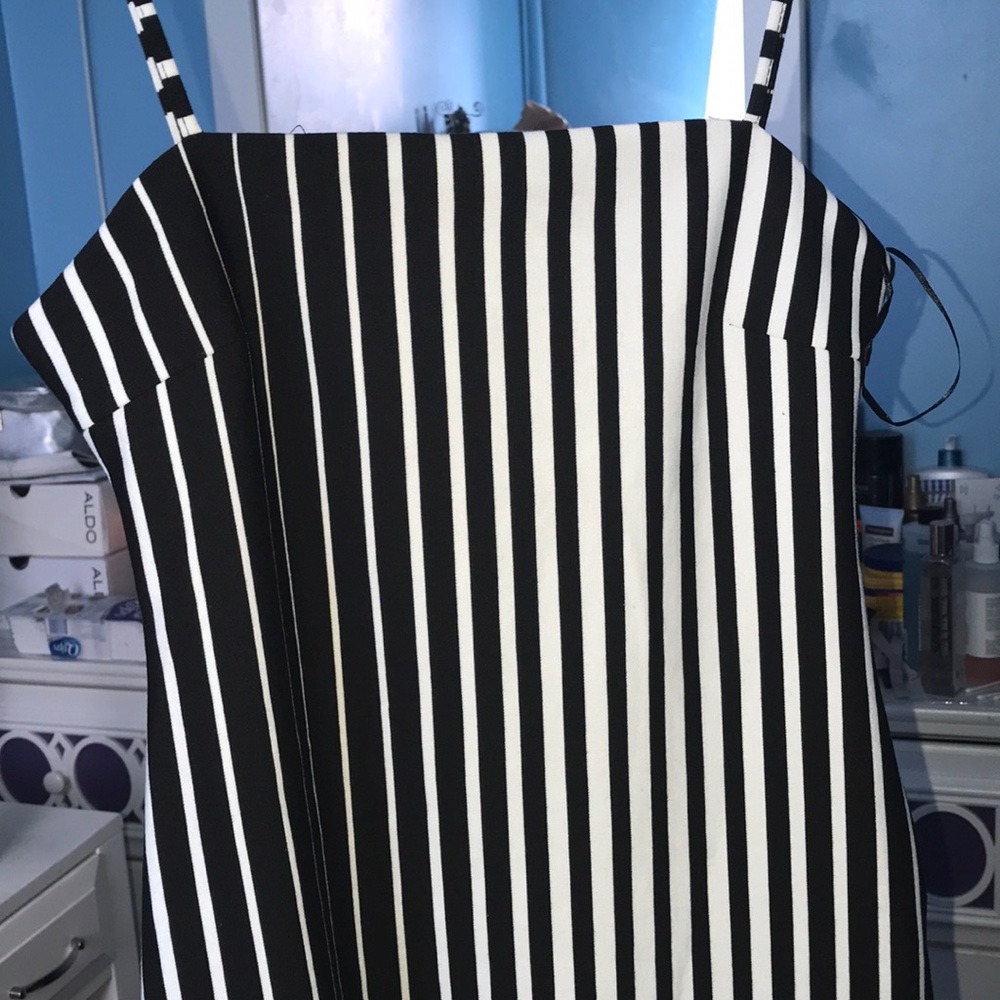 Black and white dress